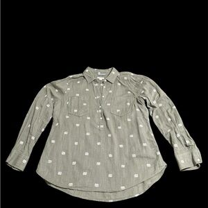 Women’s Green Patterned Shirt